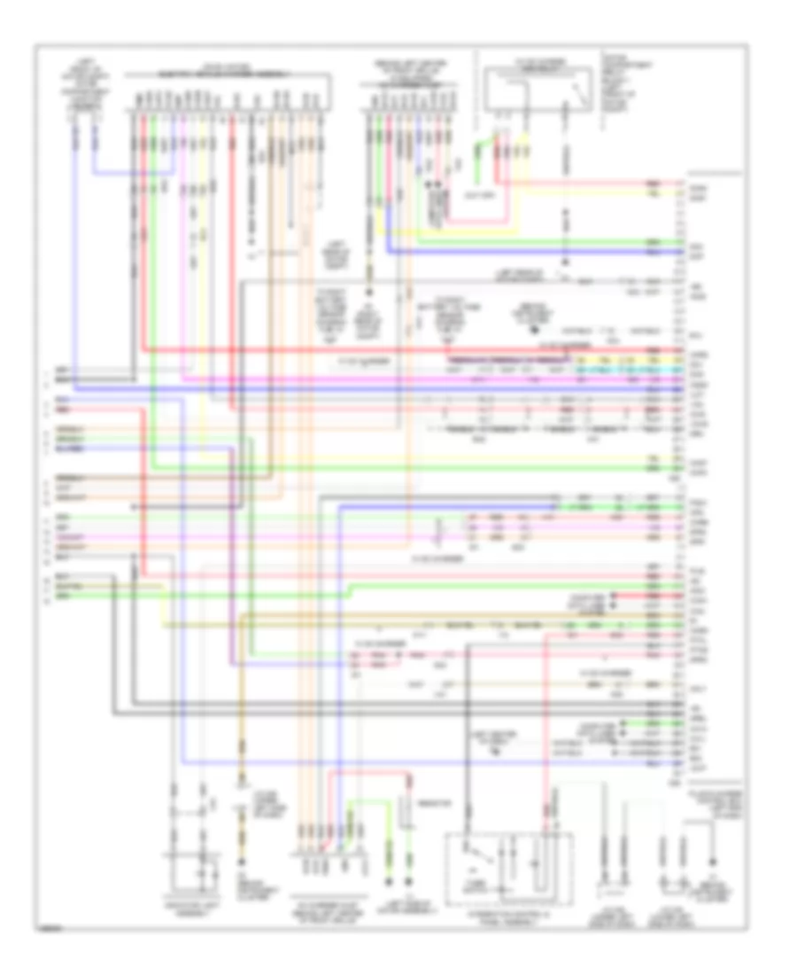Electric, Engine Performance Wiring Diagram (10 of 10) for Scion iQ 2013