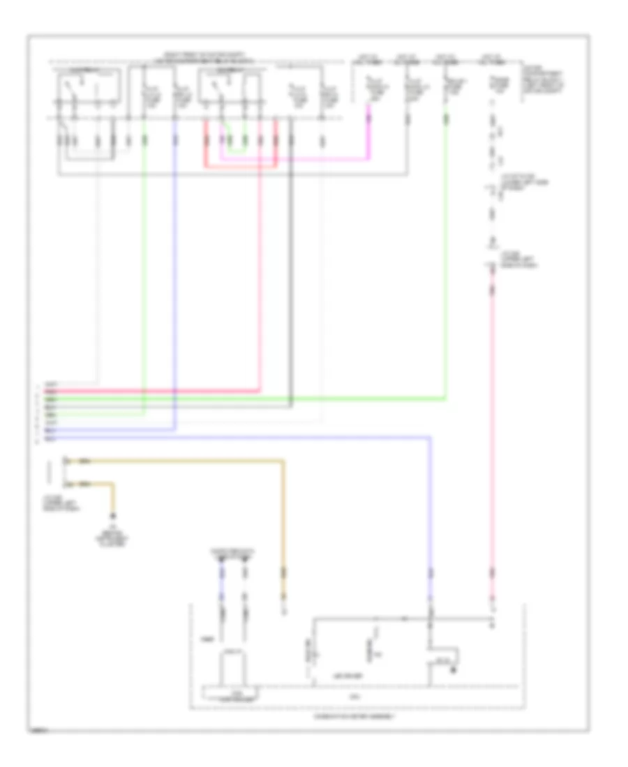 Headlights Wiring Diagram, EV (2 of 2) for Scion iQ 2013