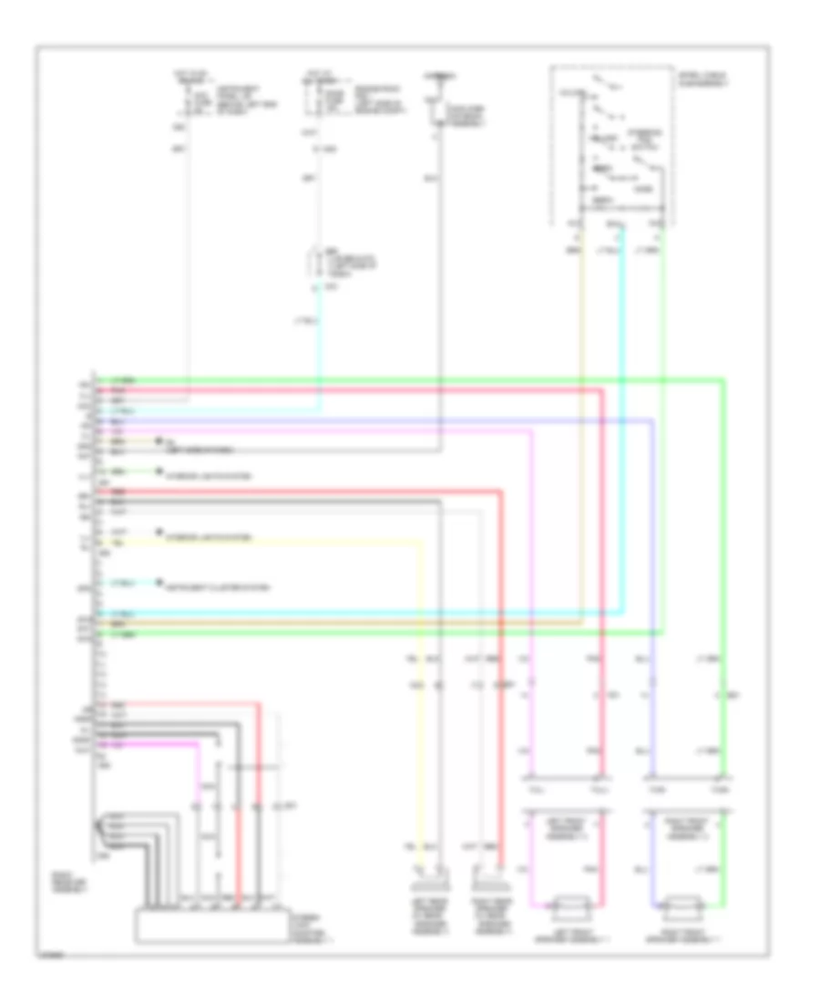 Radio Wiring Diagram, Except EV for Scion iQ 2013
