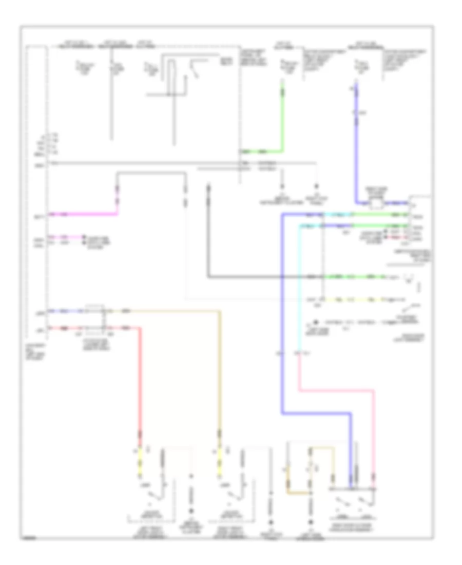 Back Door Opener Wiring Diagram EV for Scion iQ 2013