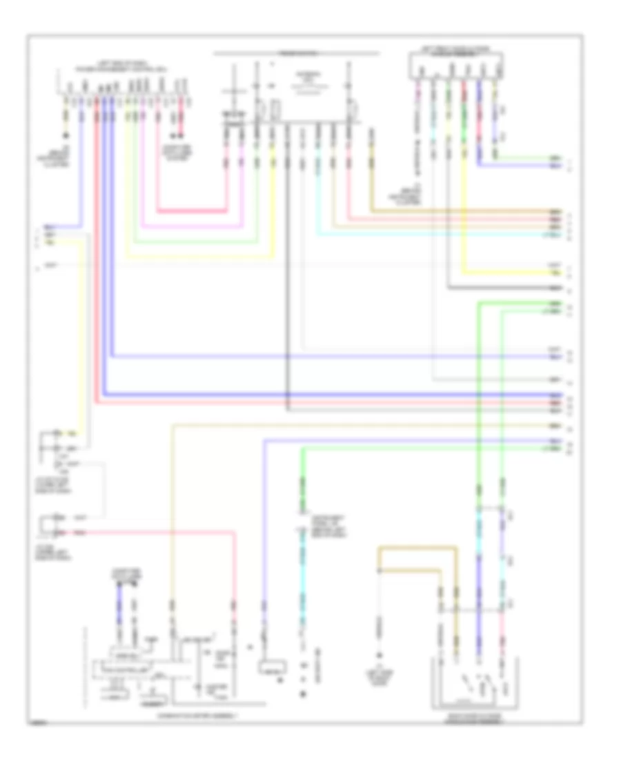 Forced Entry Wiring Diagram, EV (3 of 4) for Scion iQ EV 2013