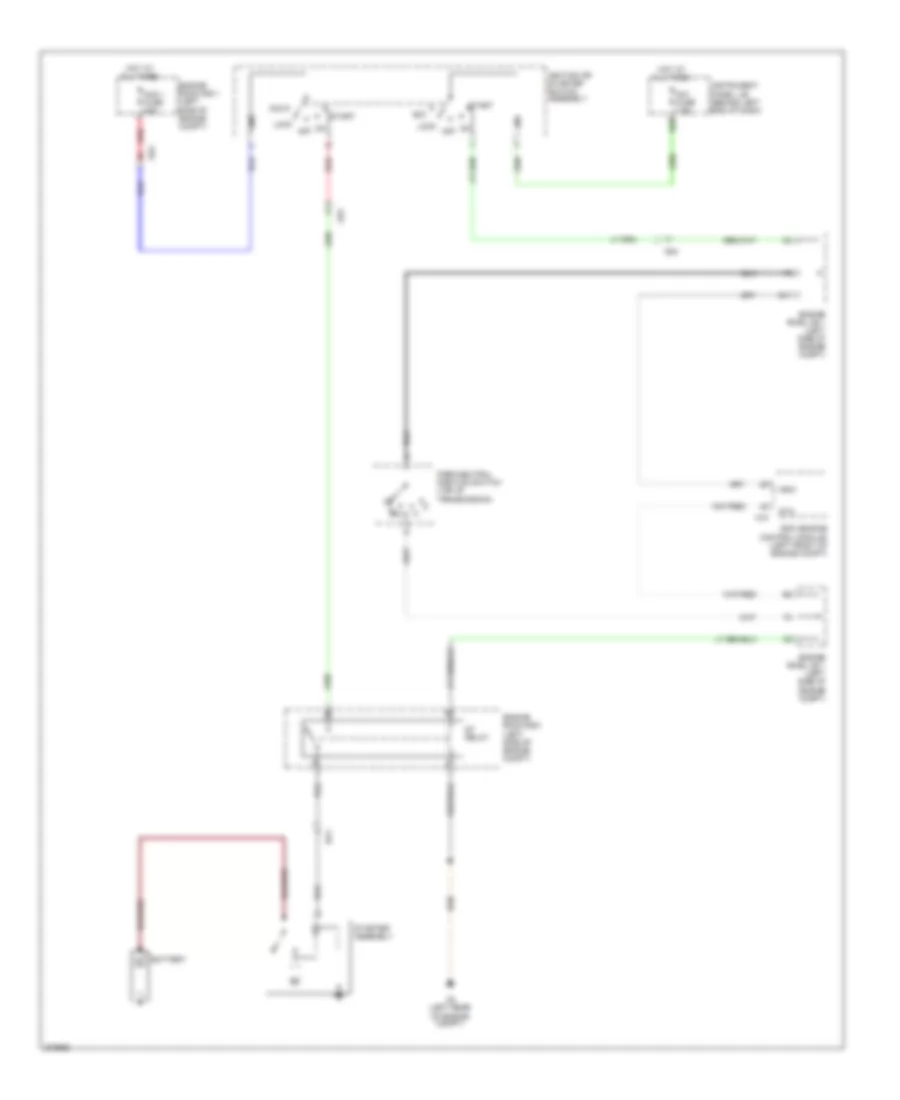 Starting Wiring Diagram for Scion iQ EV 2013