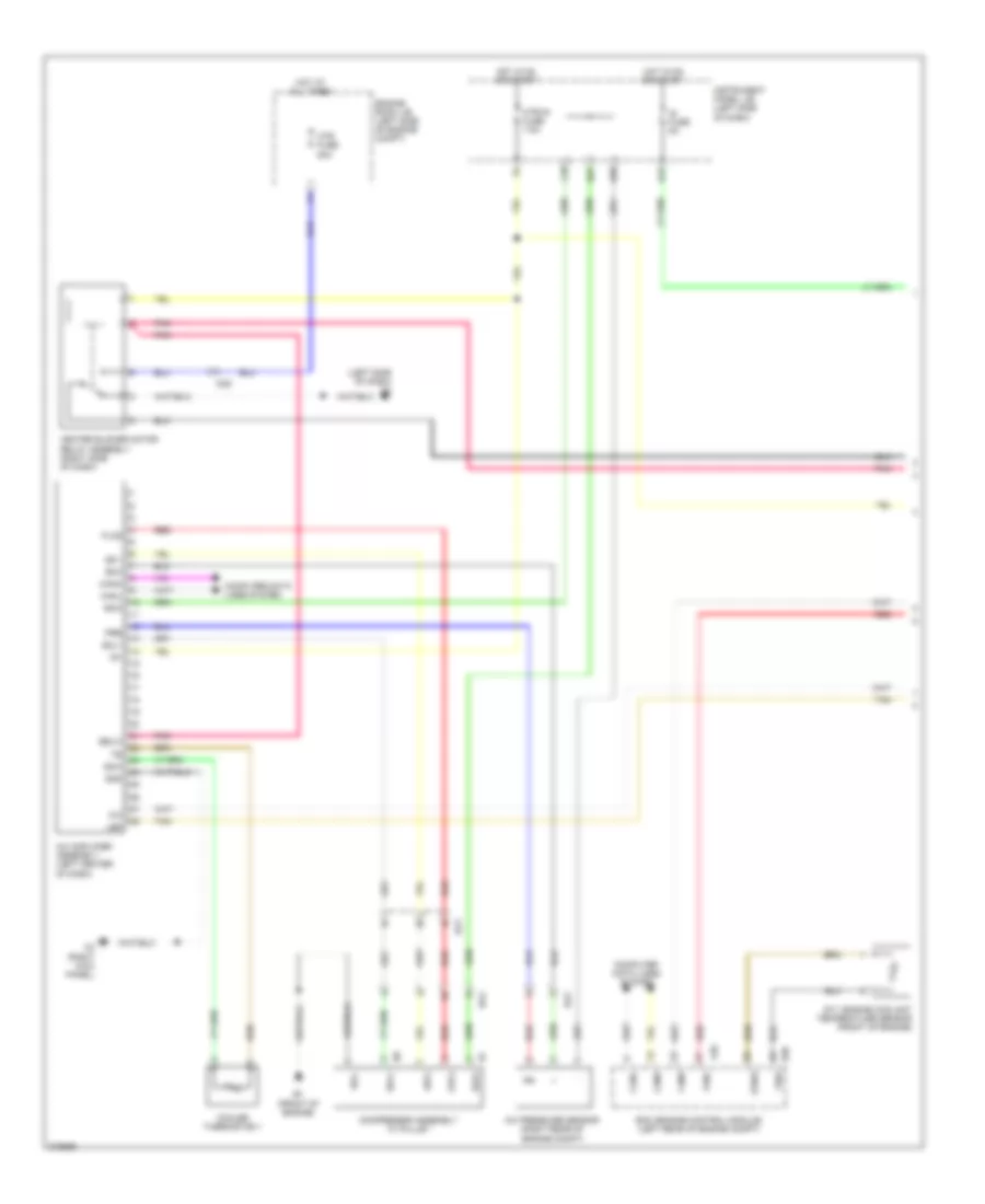 Air Conditioning Wiring Diagram (1 of 2) for Scion tC 2013