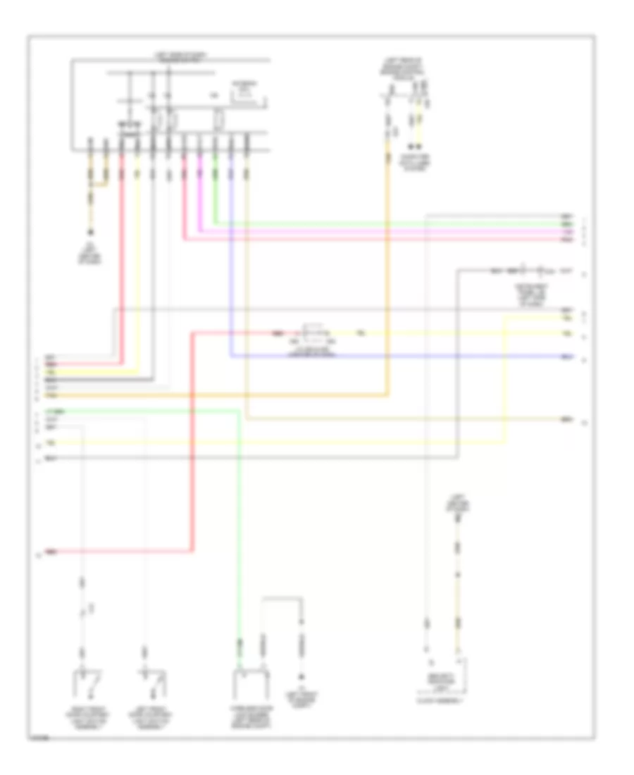Forced Entry Wiring Diagram, with Smart Key System (3 of 4) for Scion tC 2013