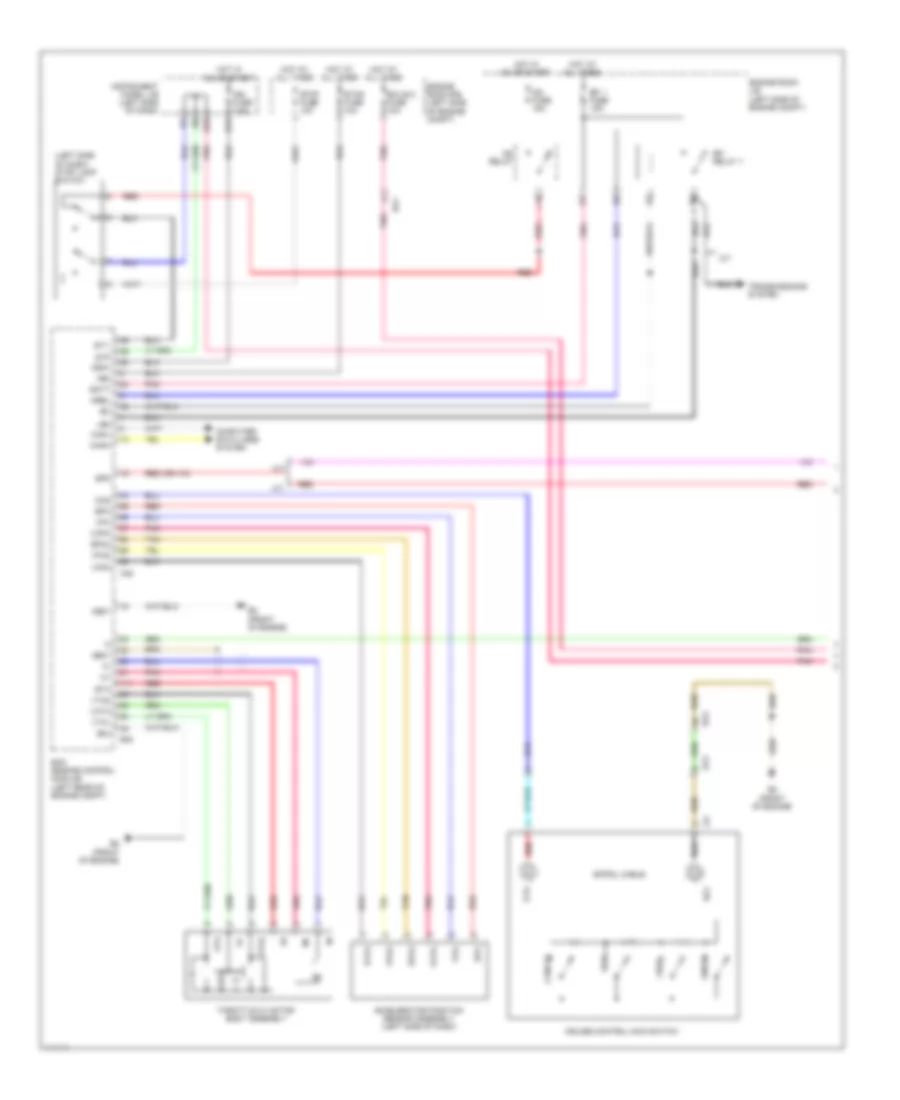 Cruise Control Wiring Diagram 1 of 2 for Scion tC 2013