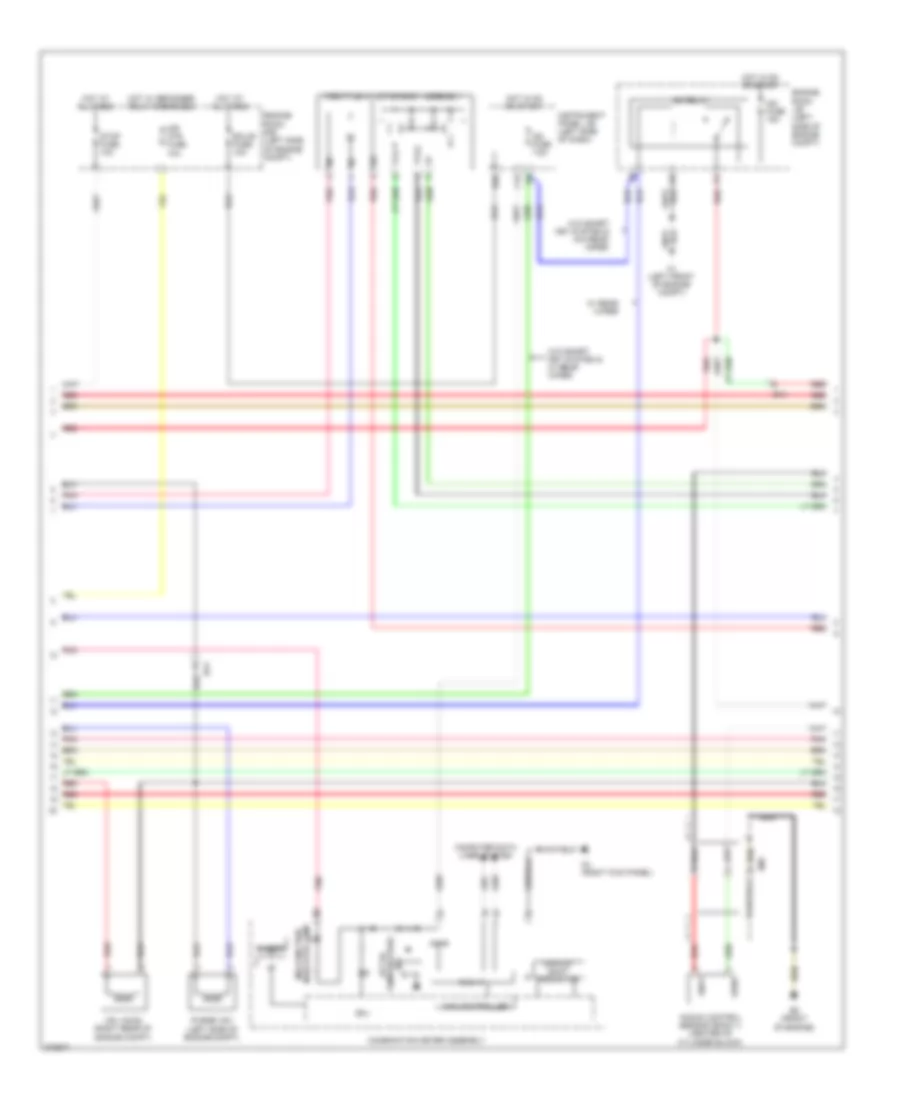 2.5L, Engine Performance Wiring Diagram (3 of 4) for Scion tC 2013