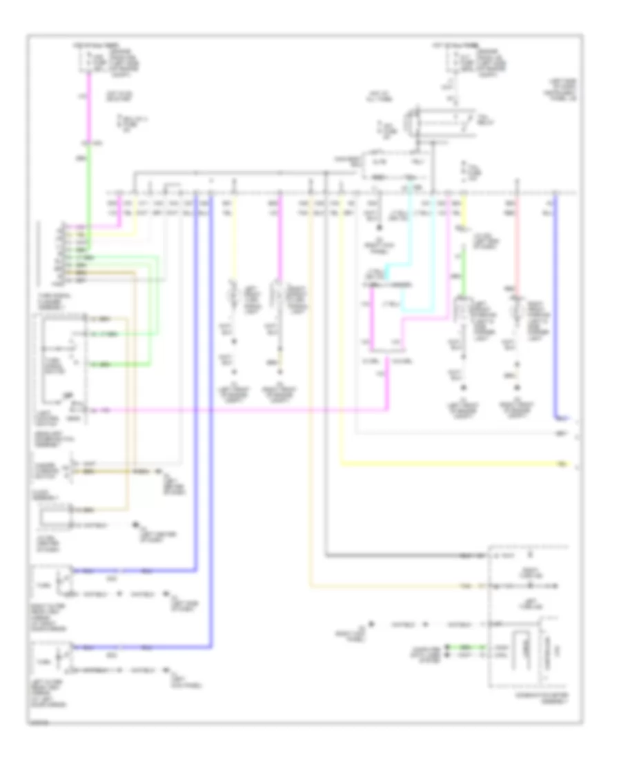 Exterior Lamps Wiring Diagram (1 of 2) for Scion tC 2013