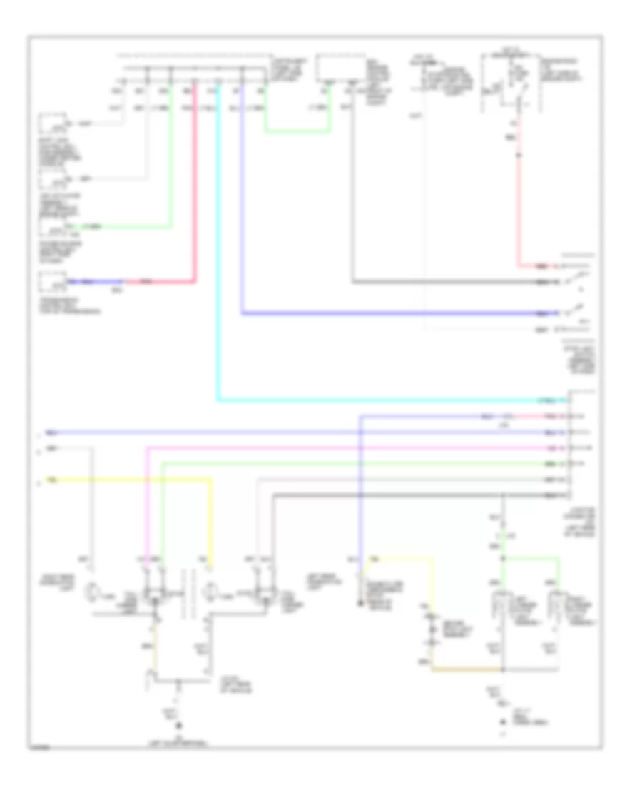 Exterior Lamps Wiring Diagram (2 of 2) for Scion tC 2013