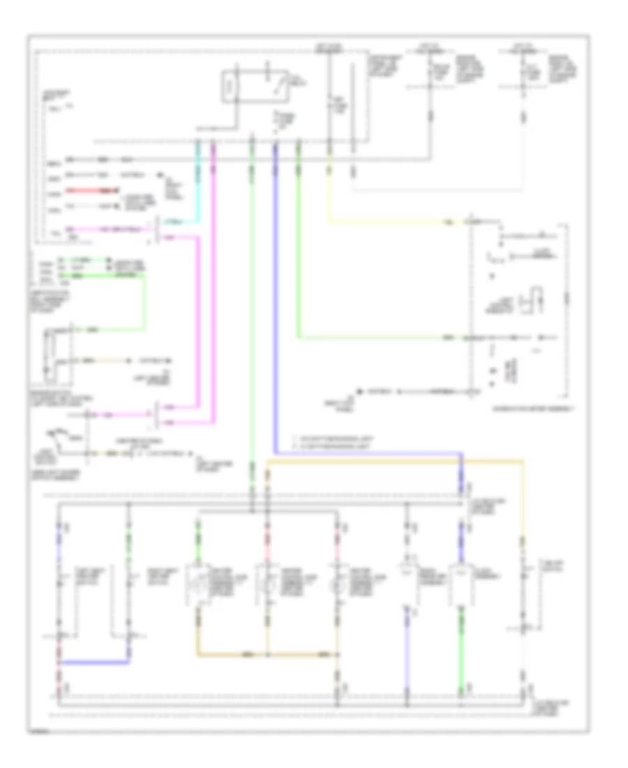 Instrument Illumination Wiring Diagram for Scion tC 2013