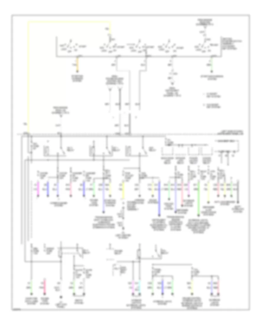Power Distribution Wiring Diagram 2 of 2 for Scion tC 2013