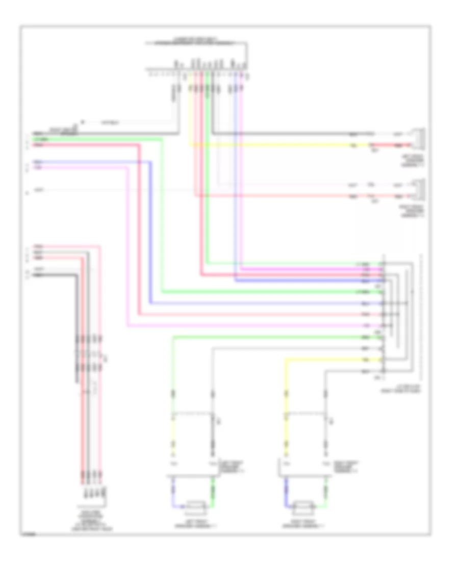 Radio Wiring Diagram 2 of 2 for Scion tC 2013