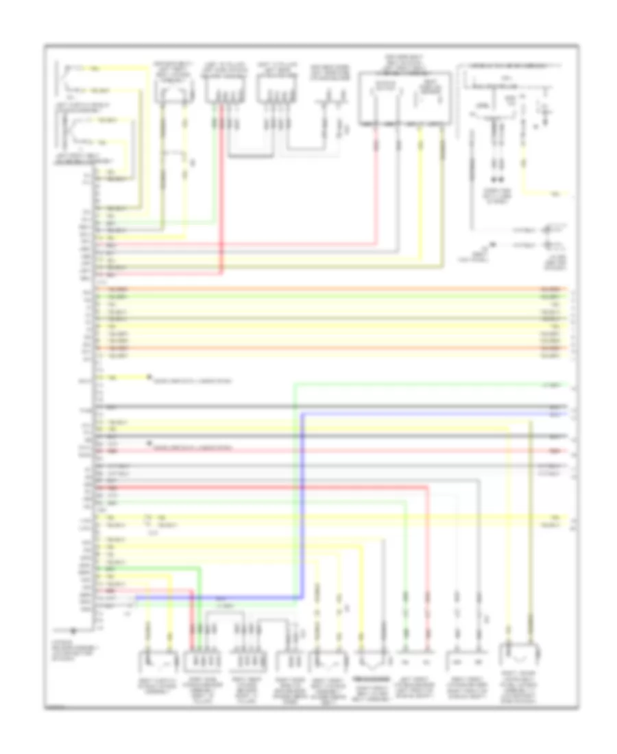 Supplemental Restraints Wiring Diagram 1 of 2 for Scion tC 2013
