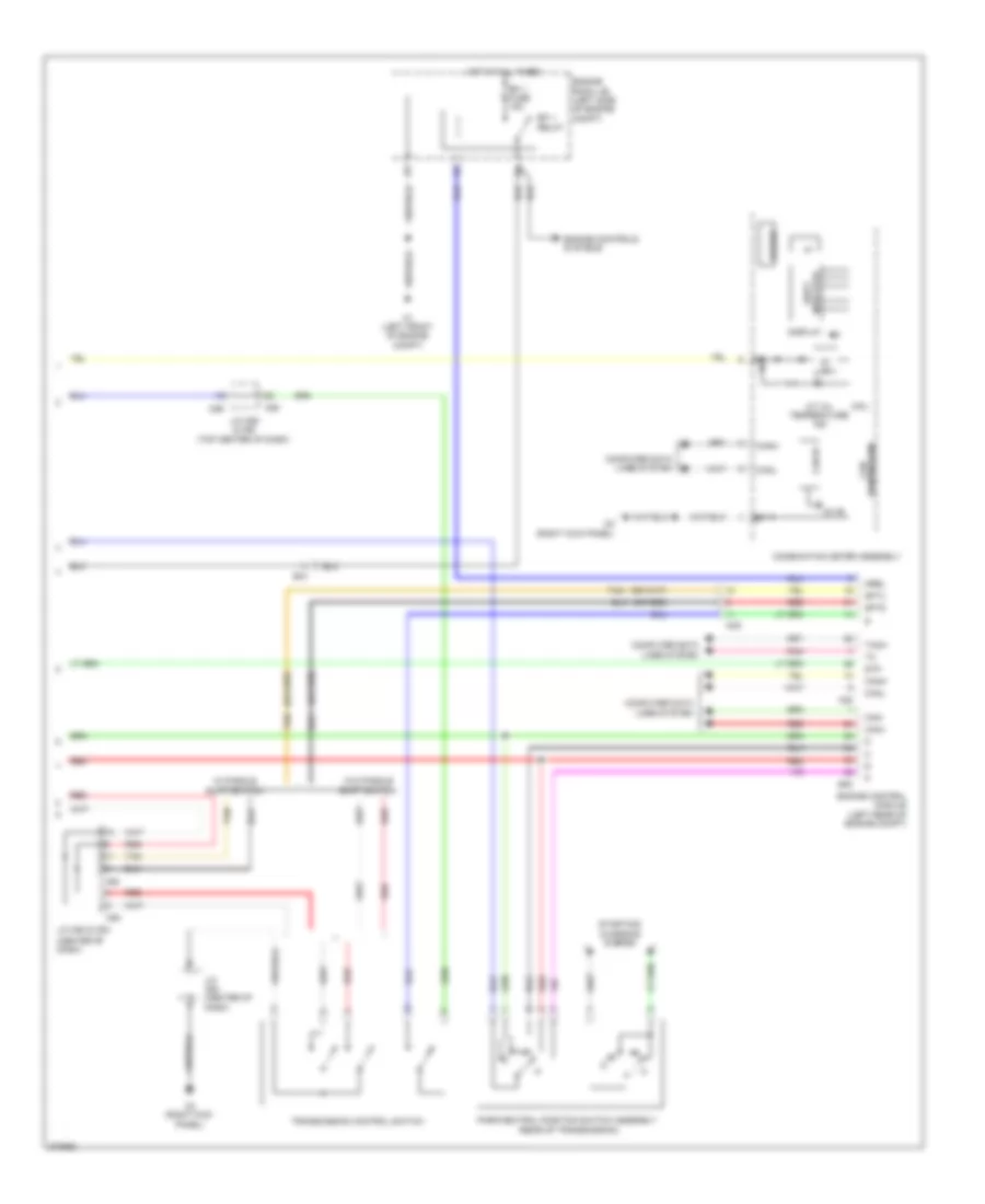 Transmission Wiring Diagram (2 of 2) for Scion tC 2013