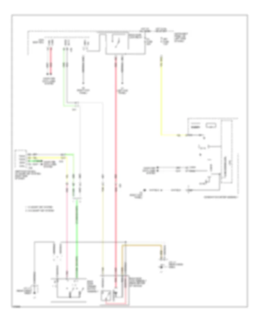 Trunk, Tailgate, Fuel Door Wiring Diagram for Scion tC 2013