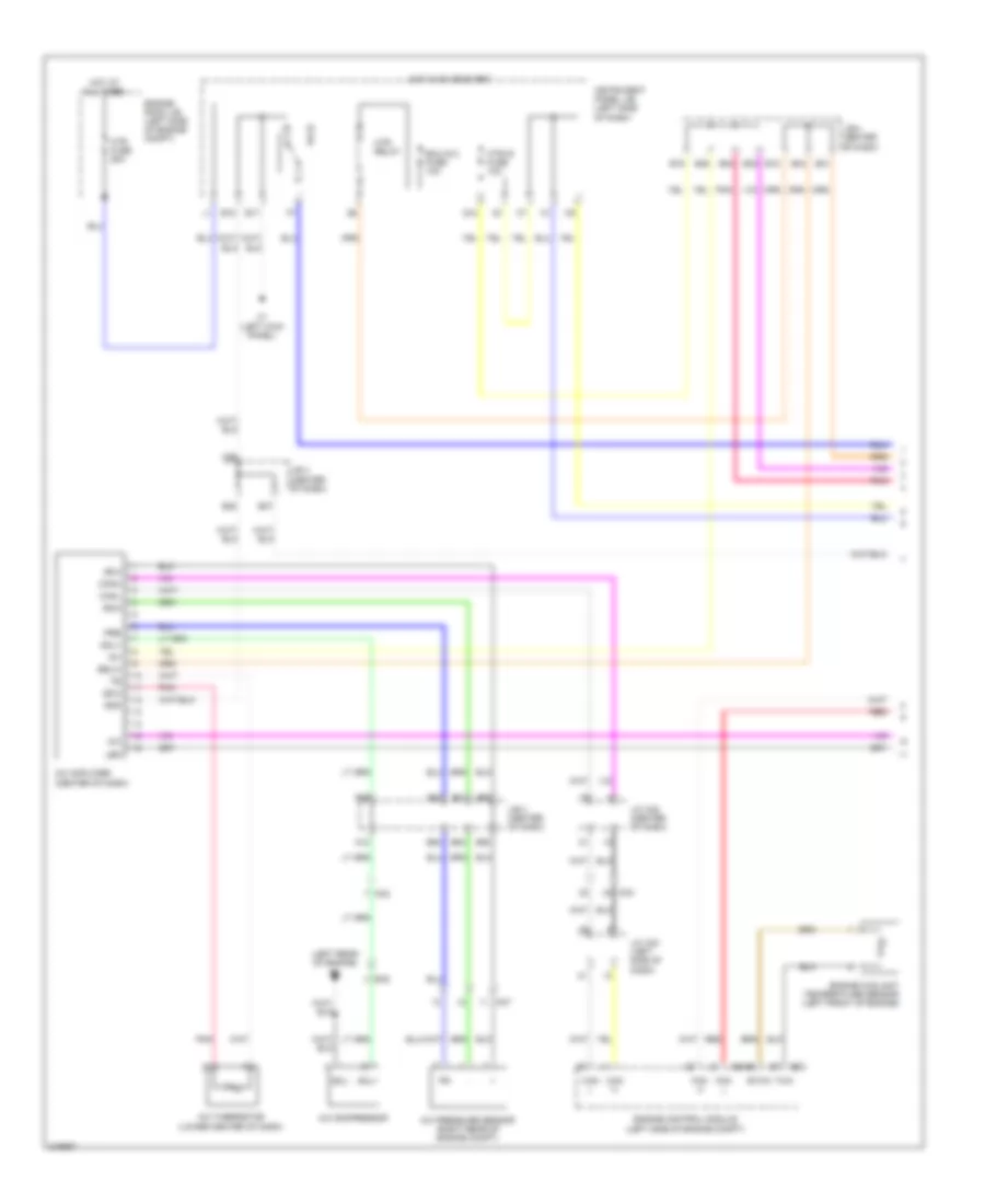 Manual A C Wiring Diagram 1 of 2 for Scion xB 2013