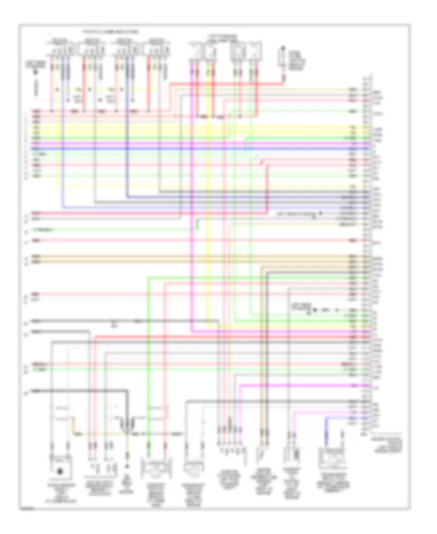 2.4L, Engine Performance Wiring Diagram (4 of 4) for Scion xB 2013