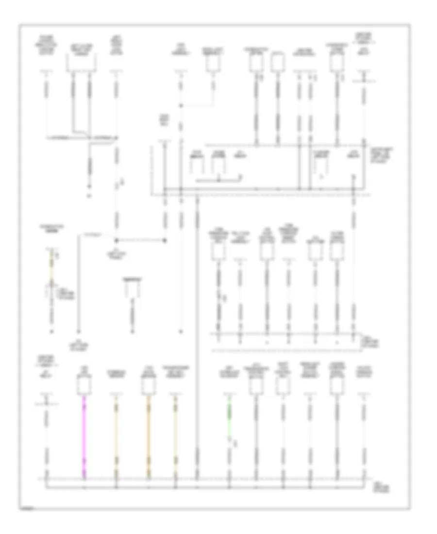 Ground Distribution Wiring Diagram (2 of 3) for Scion xB 2013