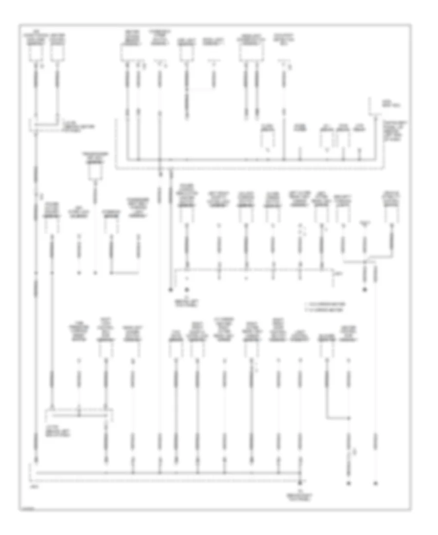 Ground Distribution Wiring Diagram (3 of 3) for Scion xD 2013