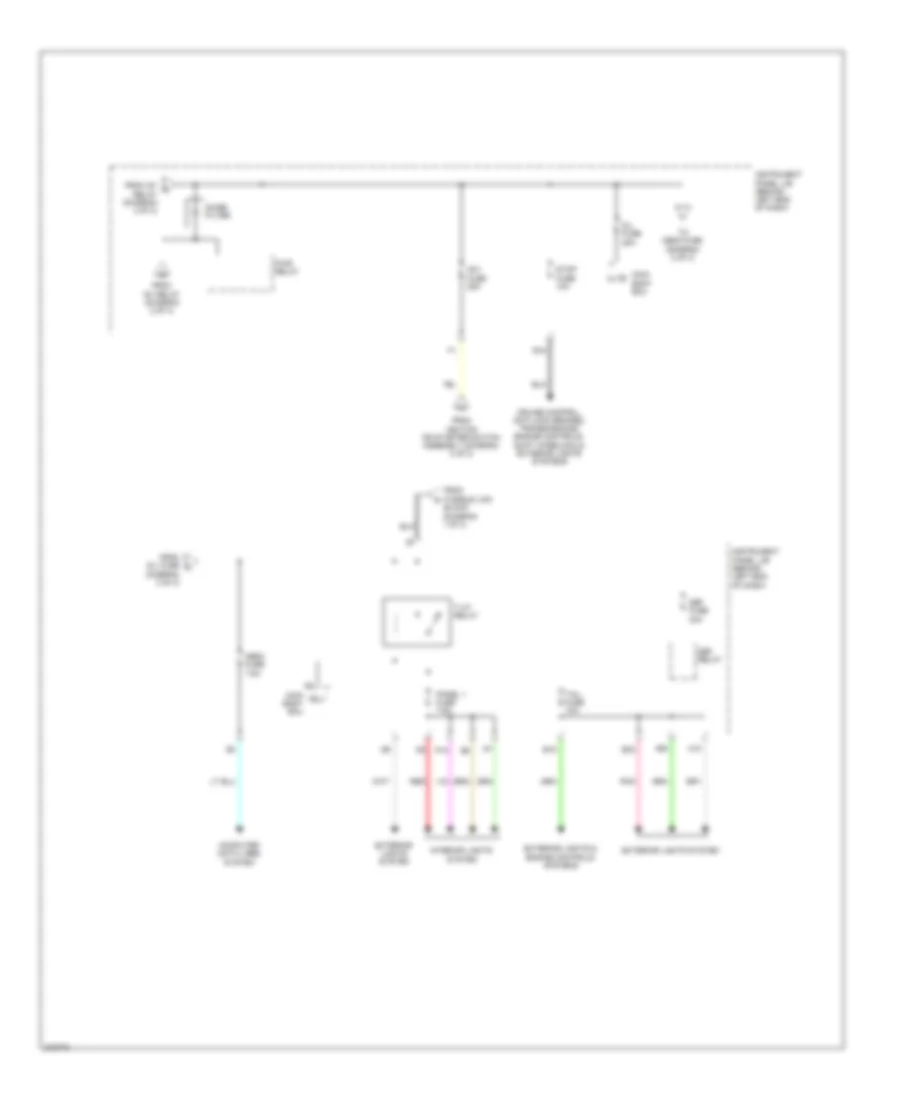 Power Distribution Wiring Diagram (3 of 3) for Scion xD 2013