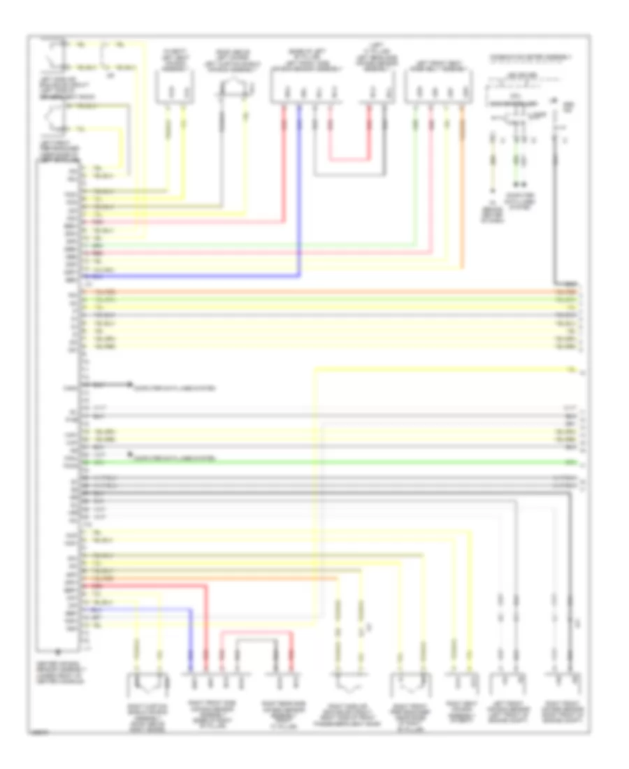 Supplemental Restraints Wiring Diagram 1 of 2 for Scion xD 2013