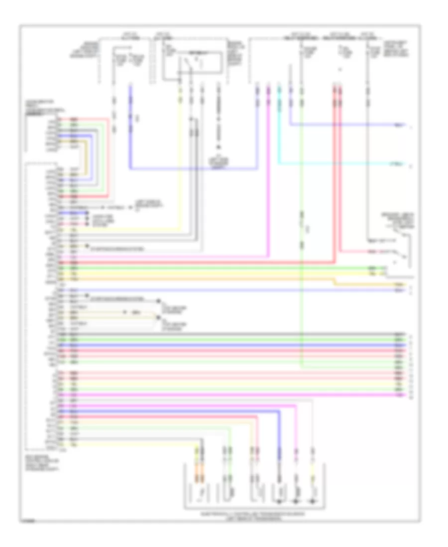 Transmission Wiring Diagram 1 of 2 for Scion xD 2013