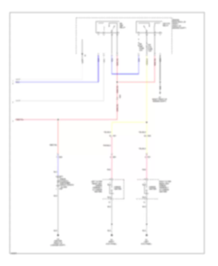 Defoggers Wiring Diagram (2 of 2) for Scion FR-S 2014