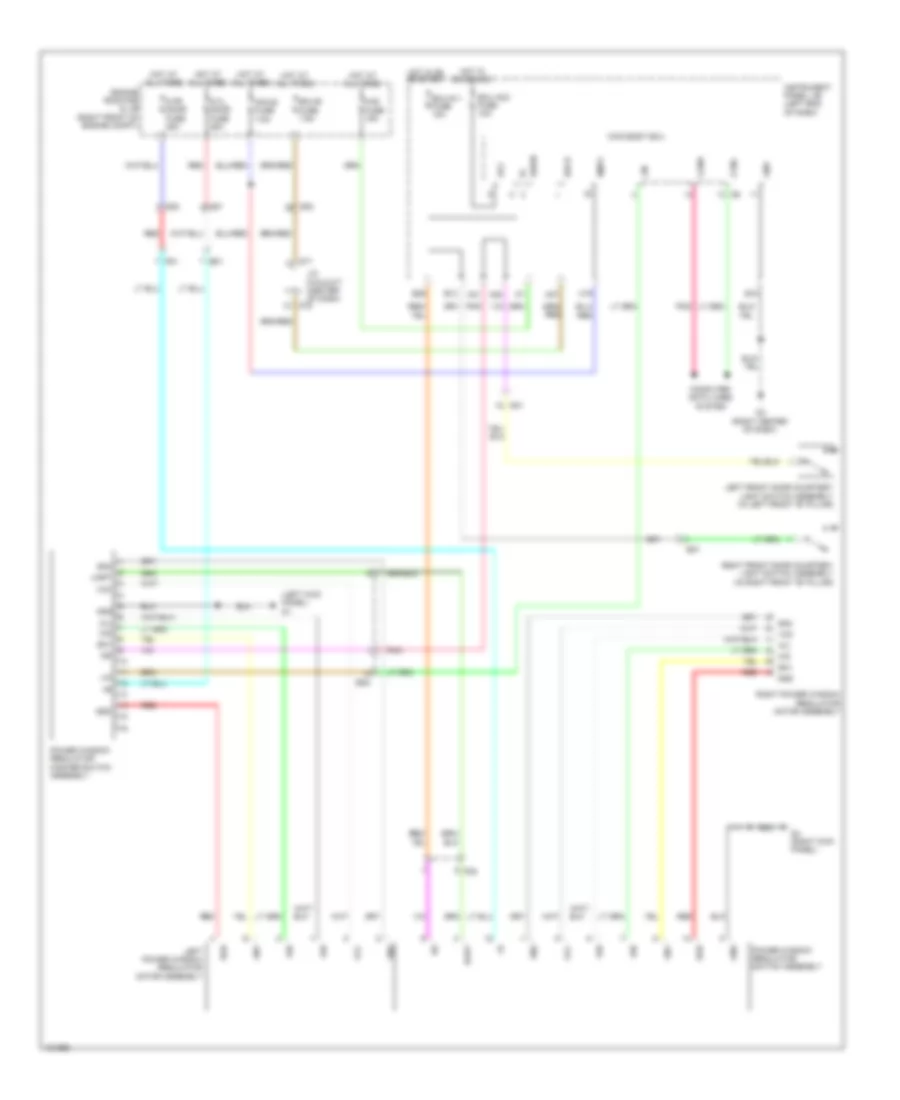 Power Windows Wiring Diagram for Scion FR-S 2014