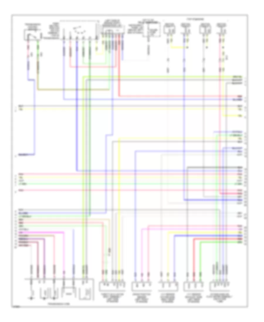 1.3L, Engine Performance Wiring Diagram (3 of 4) for Scion iQ 2014