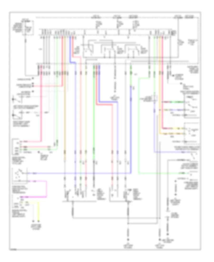 Forced Entry Wiring Diagram, without Smart Key System for Scion tC 2014