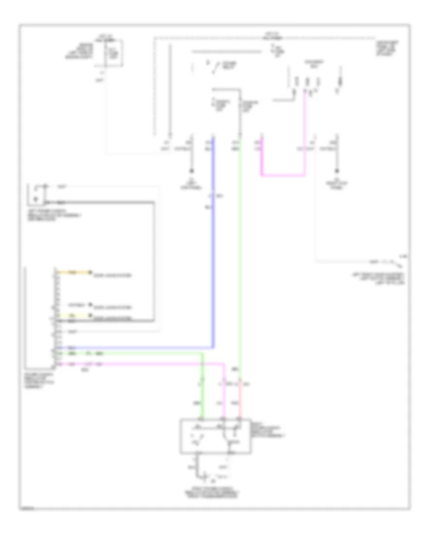 Power Windows Wiring Diagram for Scion tC 2014
