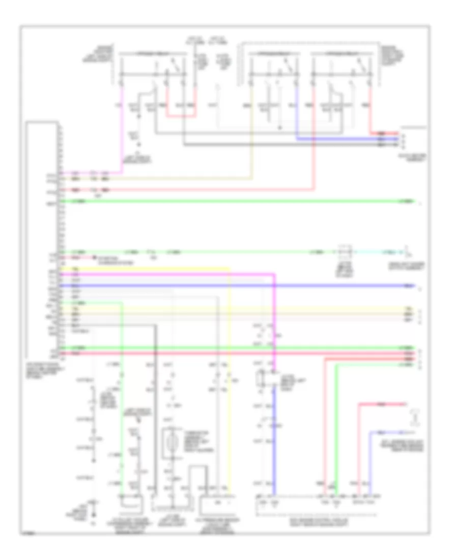 Air Conditioning Wiring Diagram 1 of 2 for Scion xD 2014