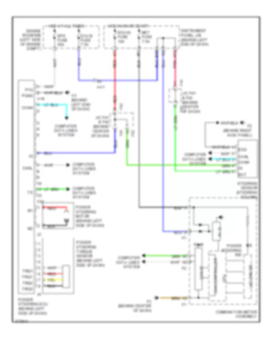 Electronic Power Steering Wiring Diagram for Scion xD 2014