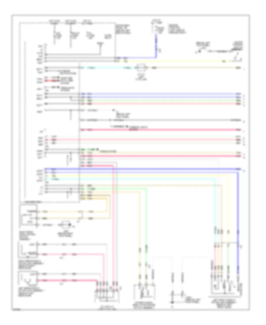 Power Door Locks Wiring Diagram 1 of 2 for Scion xD 2014