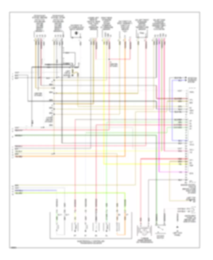 Engine Performance Wiring Diagram 4 of 4 for Scion xA 2004