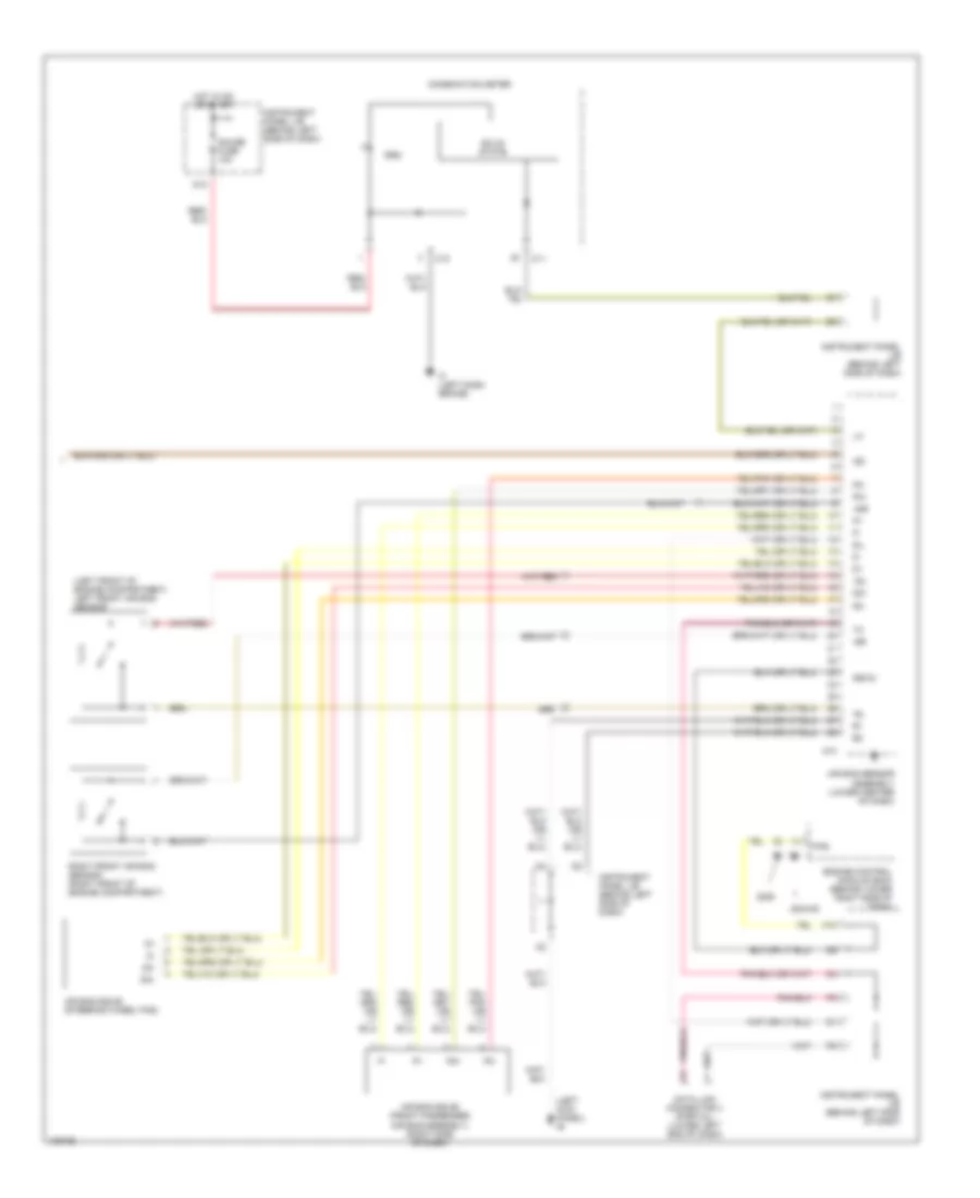 Supplemental Restraints Wiring Diagram, with Side Airbag (2 of 2) for Scion xA 2004