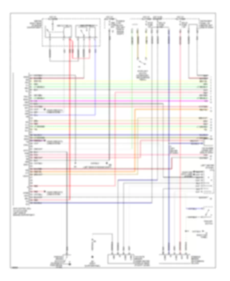 Anti lock Brakes Wiring Diagram 1 of 2 for Scion xB 2004