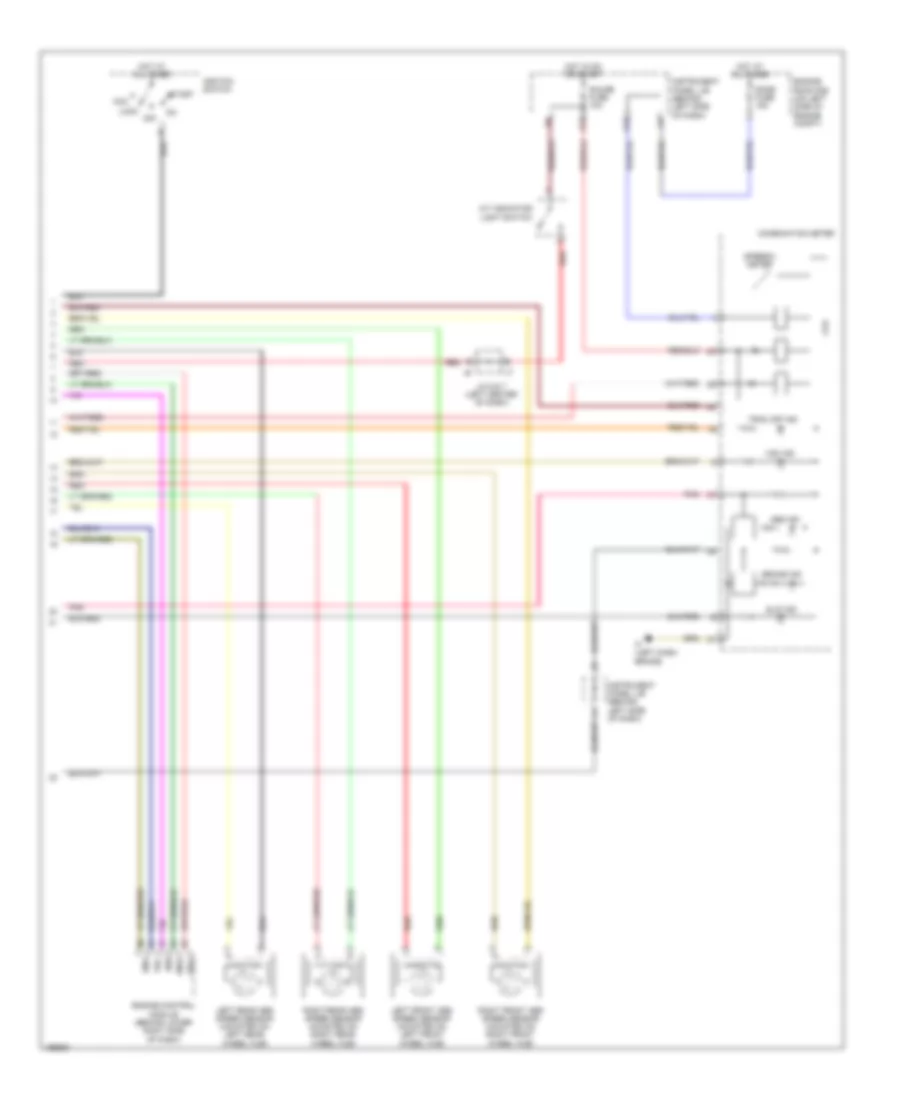 Anti lock Brakes Wiring Diagram 2 of 2 for Scion xB 2004