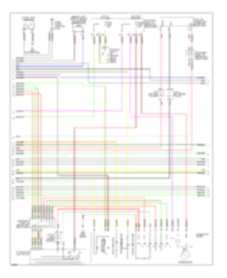 Engine Performance Wiring Diagram 2 of 4 for Scion xB 2004