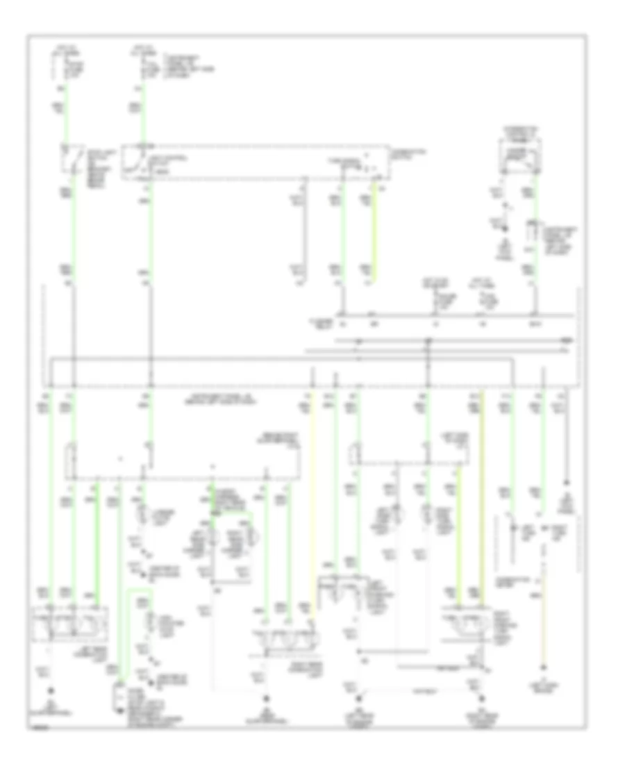 Exterior Lamps Wiring Diagram for Scion xB 2004