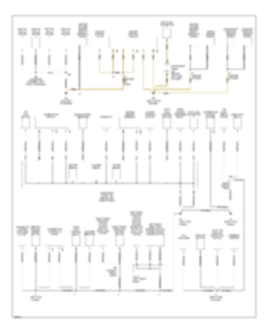 Ground Distribution Wiring Diagram 1 of 2 for Scion xB 2004