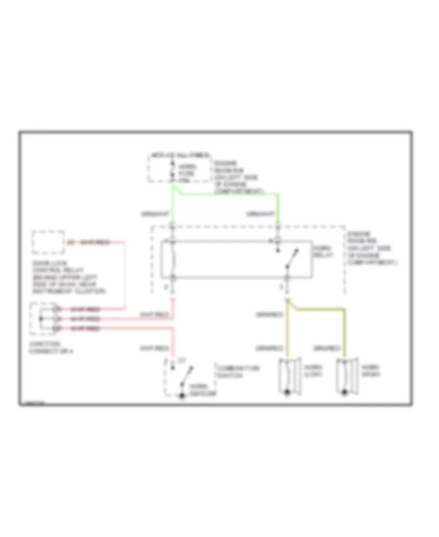 Horn Wiring Diagram for Scion xB 2004