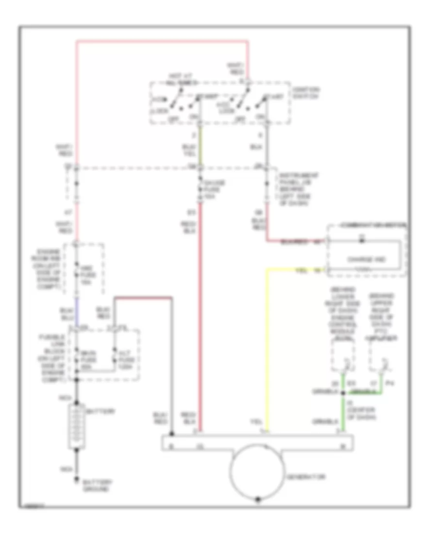 Charging Wiring Diagram for Scion xB 2004