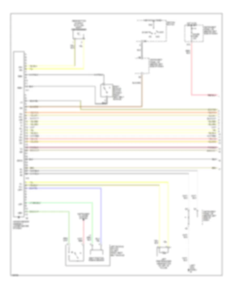 Supplemental Restraints Wiring Diagram 1 of 2 for Scion xB 2004