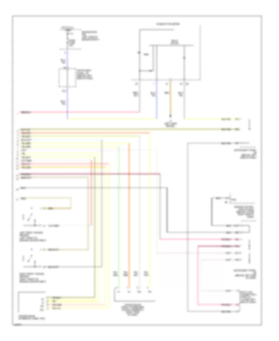 Supplemental Restraints Wiring Diagram 2 of 2 for Scion xB 2004