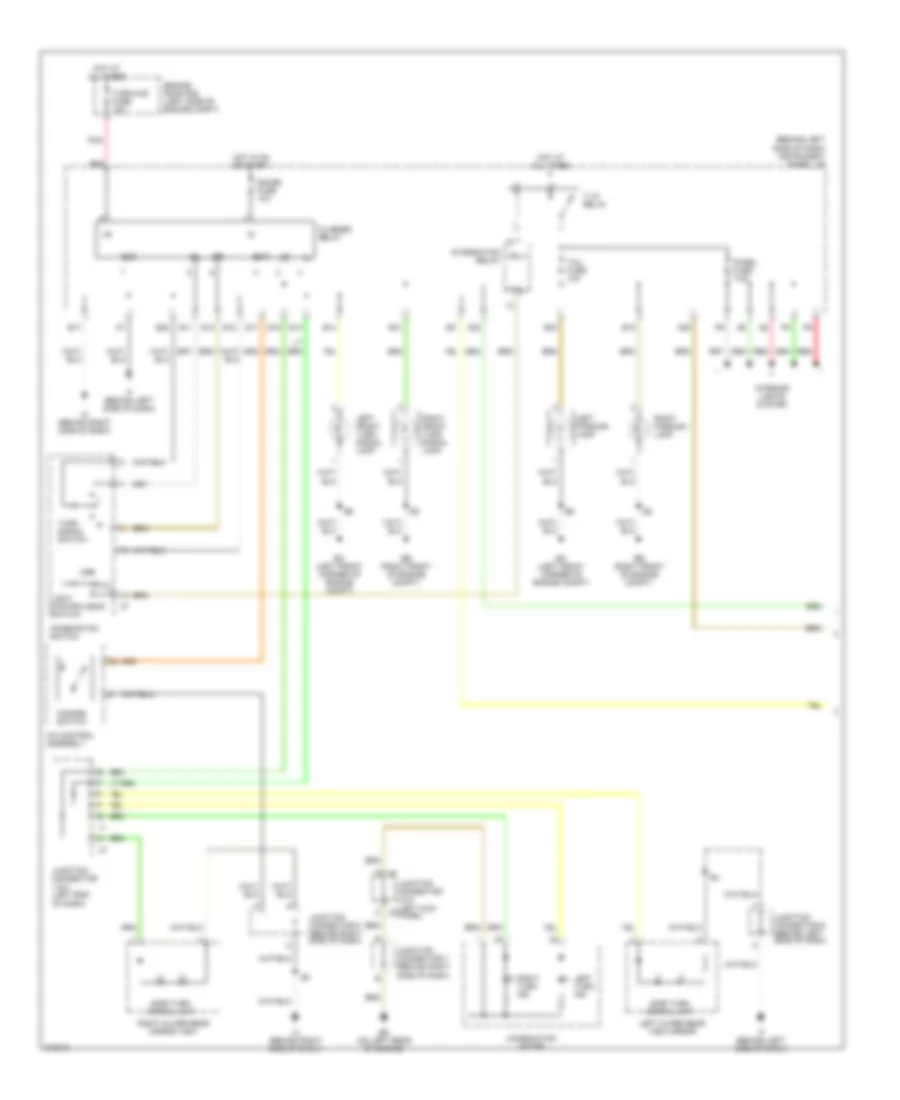 Exterior Lamps Wiring Diagram (1 of 2) for Scion tC 2005