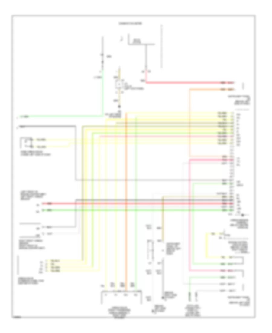 Supplemental Restraints Wiring Diagram 2 of 2 for Scion tC 2005