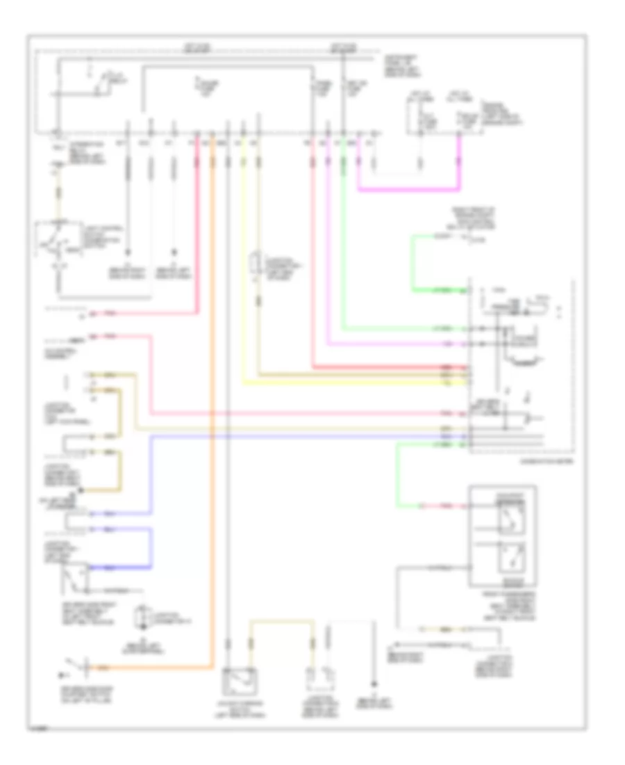 Warning Systems Wiring Diagram for Scion tC 2005