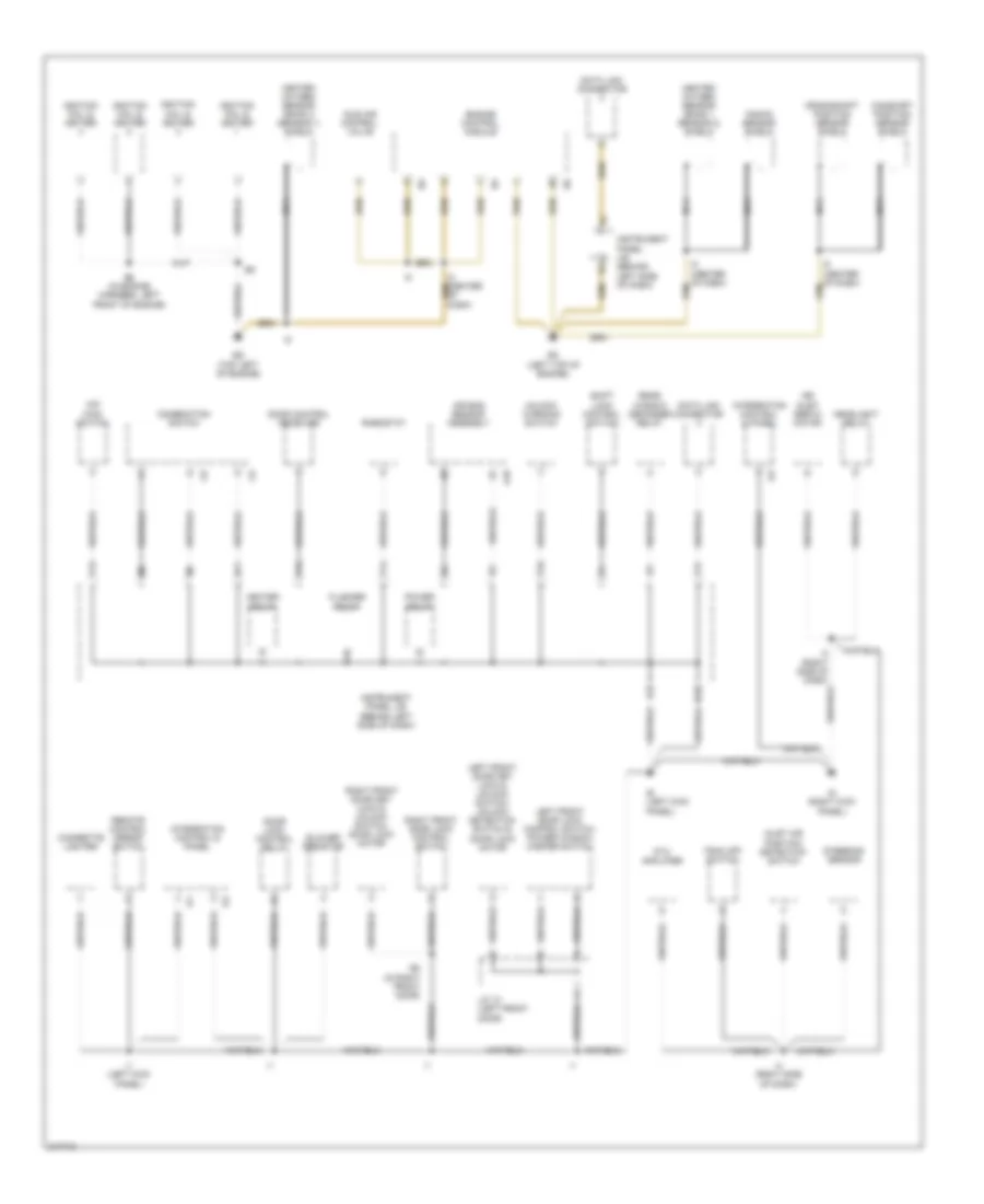 Ground Distribution Wiring Diagram 1 of 2 for Scion xB 2005