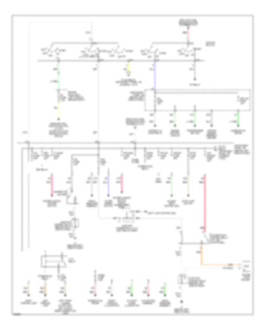 Power Distribution Wiring Diagram (2 of 2) for Scion tC 2006