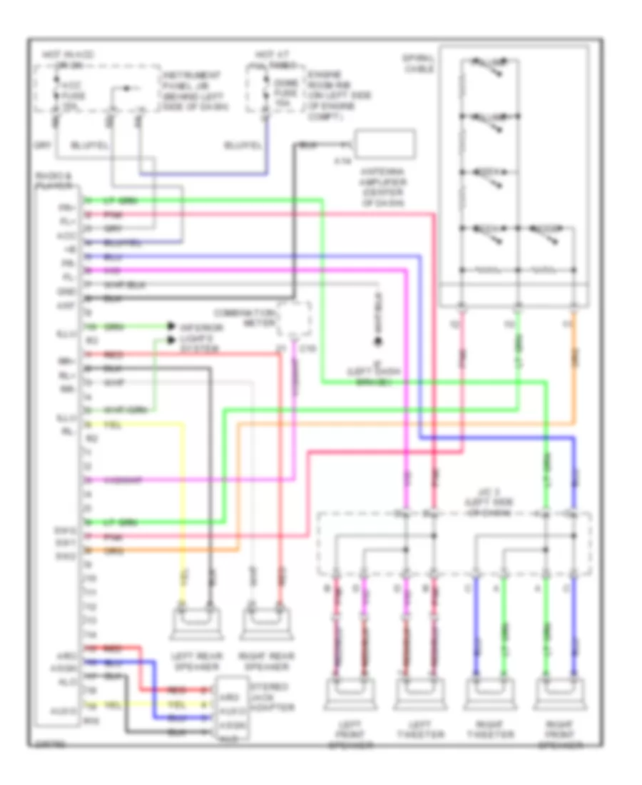 Radio Wiring Diagram for Scion xA 2006
